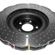 Load image into Gallery viewer, DBA 15-20 Ford Mustang GT Perf Package (380mm Front Rotor) Front 4000 Series Cross Drilled Rotor - Side View