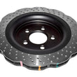 Load image into Gallery viewer, DBA 15-20 Ford Mustang (w/GT Performance Package) Rear 4000 Series Drilled Wavy Rotor - Side View