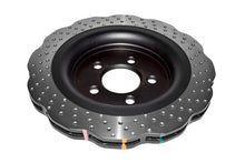 Load image into Gallery viewer, DBA 15-20 Ford Mustang (w/GT Performance Package) Rear 4000 Series Drilled Wavy Rotor - Side View