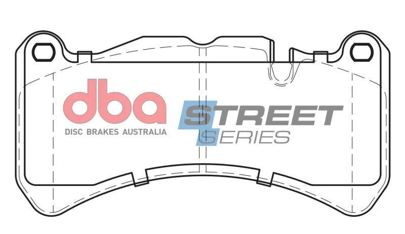 DBA 15-21 Subaru WRX STI Front Street Series Brake Pads - Installation View