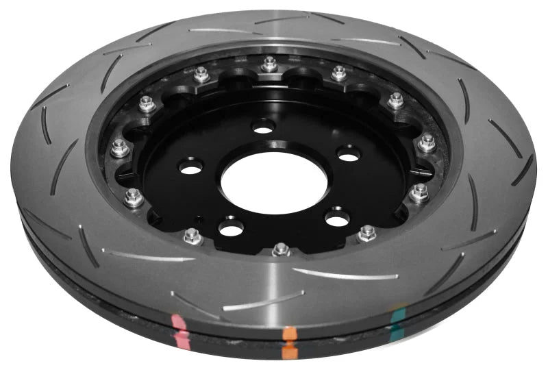 DBA 15+ Ford Mustang 2.3L/5.0L Rear Slotted 5000 Series 2 Piece Rotor w/ Black Hat - Additional View 6