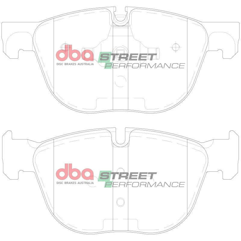 DBA 16-18 BMW X4 M40i Front SP Performance Brake Pads - Installation View