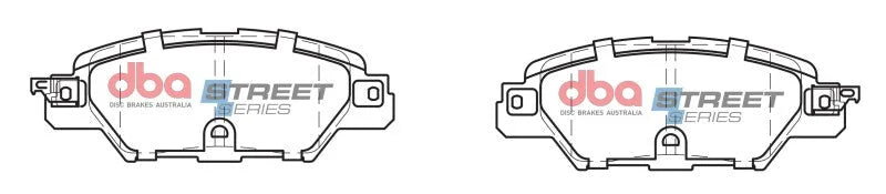 DBA 16-18 Mazda CX-5 Street Series Rear Brake Pads - Additional View 6