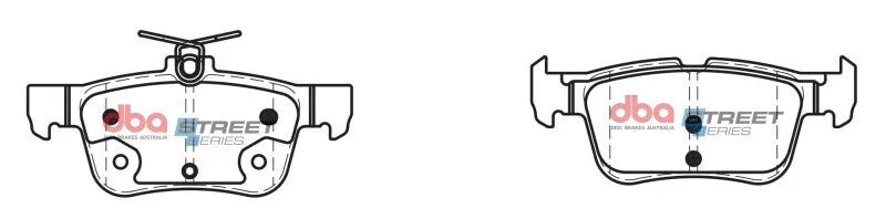 DBA 17-19 Ford Escape AWD Street Series Front Brake Pads - Additional View 5