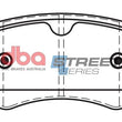 Load image into Gallery viewer, DBA 17-20 Audi A4 Street Series Rear Brake Pads - Installation View