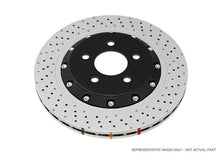 Load image into Gallery viewer, DBA 17-20 Honda Civic Type R Front 5000 Series Cross Drilled Rotor w/Black Hat - Main Product View