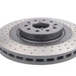 Load image into Gallery viewer, DBA 17-20 Honda Civic Type R Hatch Front 4000 Series Cross Drilled Rotor - Main Product View