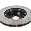 Load image into Gallery viewer, DBA 17-23 Tesla Model 3 (w/355mm Front Rotor) Front 5000 Series 2-Piece Slotted Rotor w/Black Hat - Side View