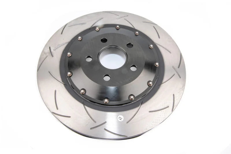DBA 17+ Honda Civic Type R 5000 Fully Assembled 2-Piece Black Rotor Hat T3 Slotted 350mm x 32mm - Additional View 5