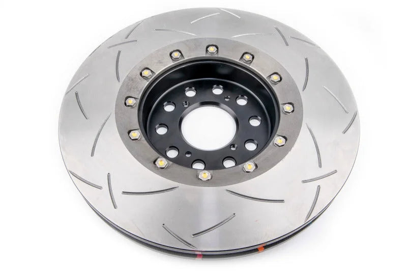 DBA 17+ Honda Civic Type R 5000 Fully Assembled 2-Piece Black Rotor Hat T3 Slotted 350mm x 32mm - Additional View 7