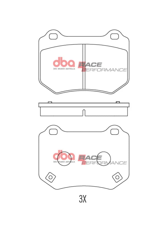 DBA 18-21 Subaru WRX STI Rear RP Performance Brake Pads - Additional View 9