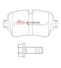Load image into Gallery viewer, DBA 19-21 Audi A8 Quattro Rear XP Performance Brake Pads - Installation View