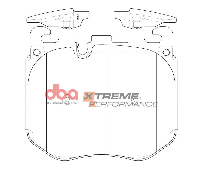 DBA 19-22 BMW 330i (w/M Perf Brakes/374mm Front Rotor) Front XP Performance Brake Pads - Additional View 9
