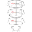 Load image into Gallery viewer, DBA 19-22 Genesis G70 (Excl Brembo Brakes) Front XP Performance Brake Pads - Installation View