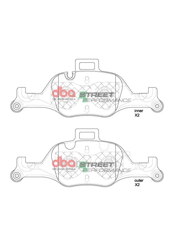 DBA 20-22 BMW 330i (G20/G22/G23/G30) SP Performance Front Brake Pads - Installation View