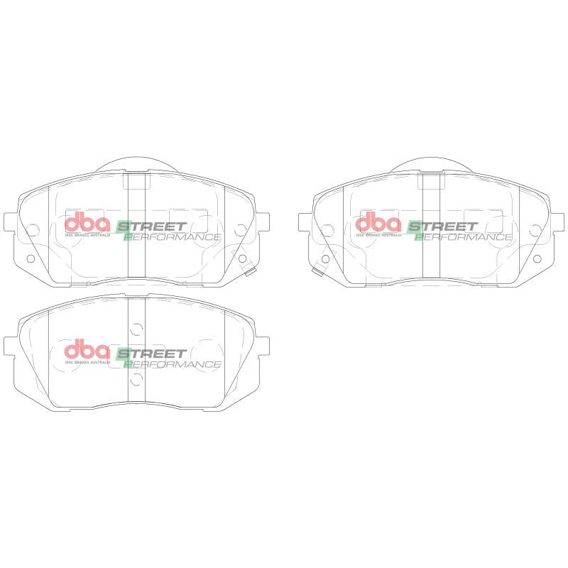 DBA 20-23 Hyundai Kona N-Line Street Performance Front Brake Pads - Additional View 6