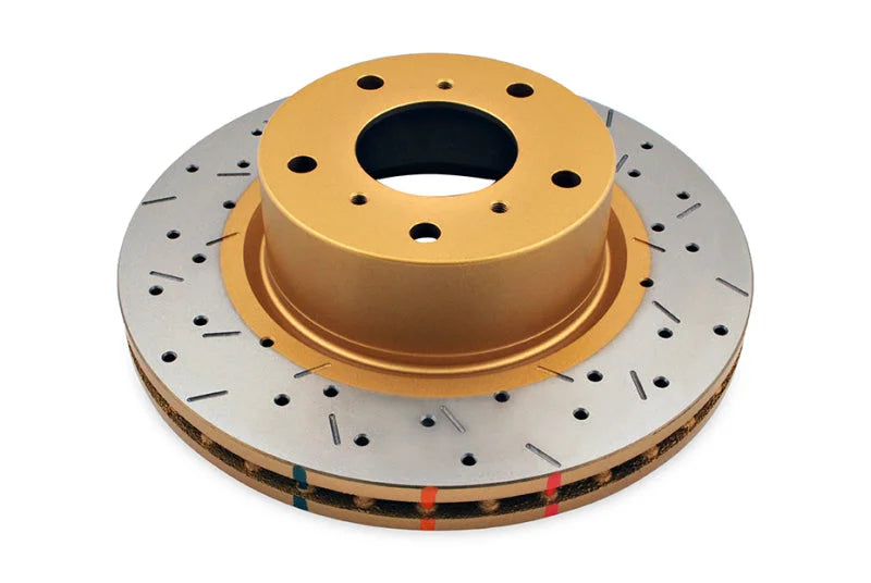 DBA 2004 Pontiac GTO 4000 Series Drilled and Slotted Front Rotor - Main Product View