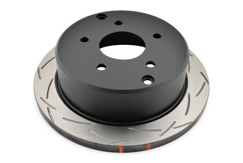 DBA 2004 Pontiac GTO 4000 Series Rear Slotted Rotor - Side View