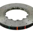 Load image into Gallery viewer, DBA 2004 WRX STi (5x100) Front Cross Drilled &amp; Slotted 5000 Series Replacement Rotor Rings - Main Product View