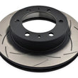 Load image into Gallery viewer, DBA 2008+ Toyota Hilux 4x4 Front Slotted Street Series T2 Brake Rotor - Side View