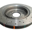 Load image into Gallery viewer, DBA 2009 Chevrolet Corvette ZR1 4000 Series Drilled and Slotted Rear Rotor - Side View
