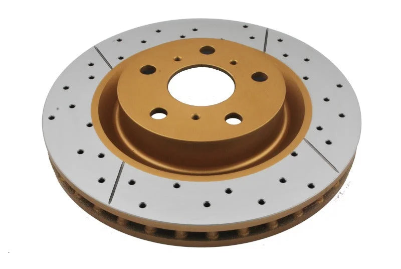 DBA 2009 Pontiac G8 GT 6.0L (V8) Uni-Directional Cross-Drilled/Slotted Front Rotor - Side View