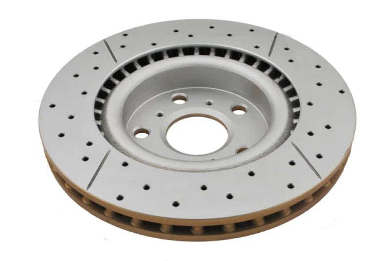 DBA 2009 Pontiac G8 GT 6.0L (V8) Uni-Directional Cross-Drilled/Slotted Front Rotor - Back View