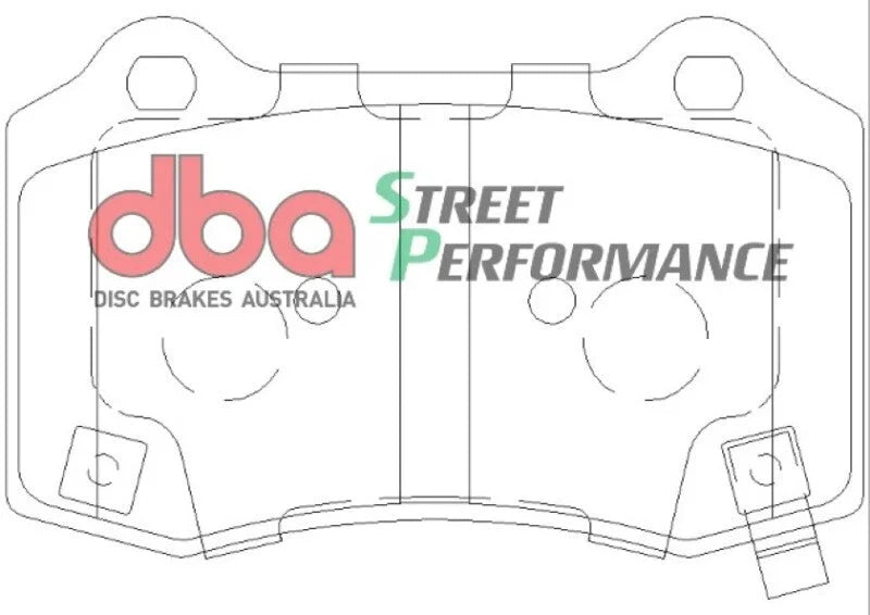 DBA 2010 Camaro SS SP500 Rear Brake Pads - Additional View 8