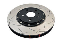 Load image into Gallery viewer, DBA 2010+ Camaro V8 SS Front Slotted 5000 Series 2 Piece Rotor Assembled w/ Black Hat - Side View