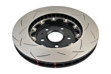 Load image into Gallery viewer, DBA 2010+ Camaro V8 SS Front Slotted 5000 Series 2 Piece Rotor Assembled w/ Black Hat - Back View
