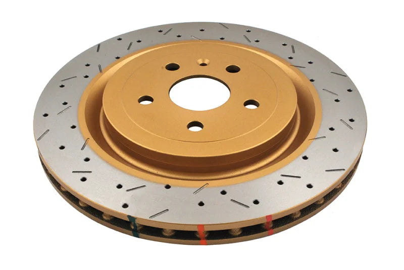 DBA 2010+ Camaro V8 SS Rear Drilled & Slotted 4000 Series Rotor - Main Product View