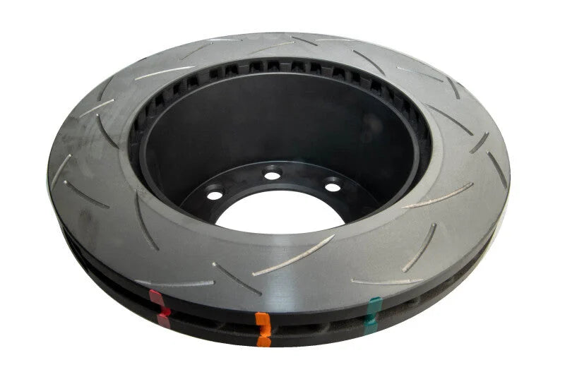 DBA 2010 Ford F-350 Super Duty 4WD Rear 4000 Series Slotted Rotor - Side View