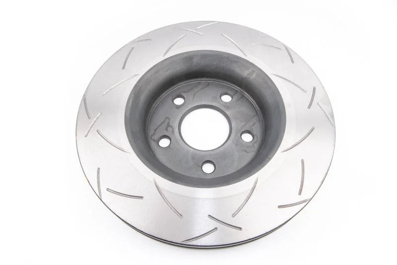 DBA 2011-2014 Jeep Grand Cherokee SRT8 Front Slotted T3 4000 Survival Series Uni-Directional Rotor - Back View