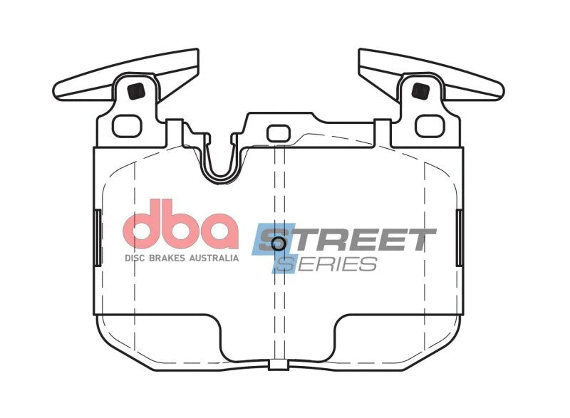 DBA 2011+ BMW 1/2/3/4 Series Street Series Brake Pads - Additional View 6