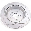 Load image into Gallery viewer, DBA 2012+ Lexus IS350 Street T2 Slotted Rear Brake Rotor - Side View