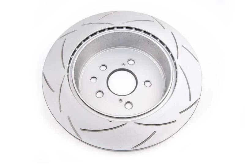 DBA 2012+ Lexus IS350 Street T2 Slotted Rear Brake Rotor - Side View