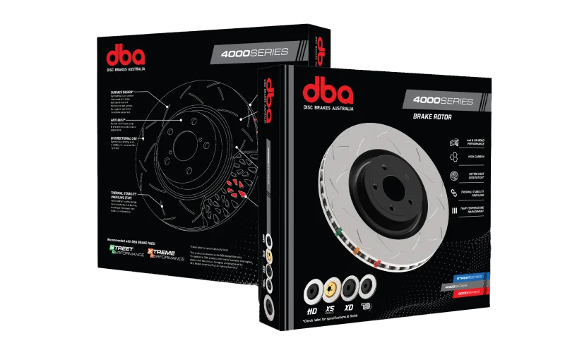 DBA 2012+ Mercedes Benz A45 AMG 4000 Series Slotted Front Brake Rotor - Additional View 7