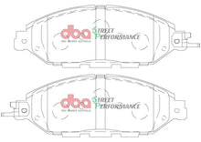 Load image into Gallery viewer, DBA 2013 Infiniti JX35 Front SP Performance Brake Pads - Installation View