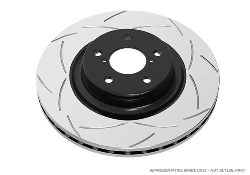 DBA 2013+ Subaru Forester 2.0L Petrol / Diesel Turbo Rear Slotted Street T2 Series Rotor - Main Product View