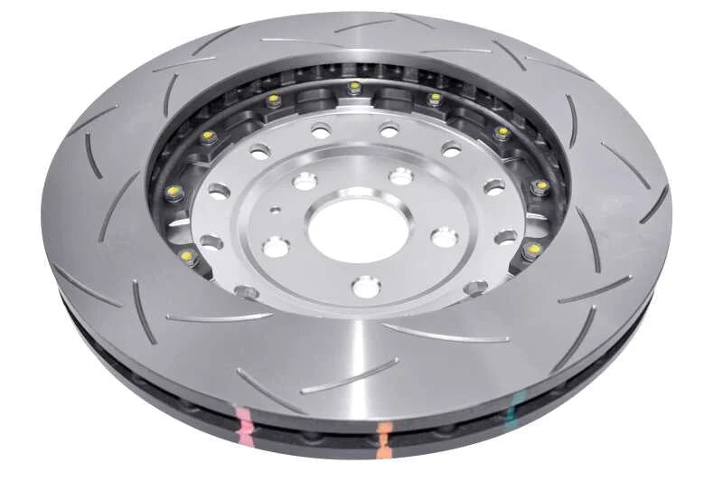 DBA 2015+ Audi RS-3 5000 Series Slotted Front Brake Rotor - Back View