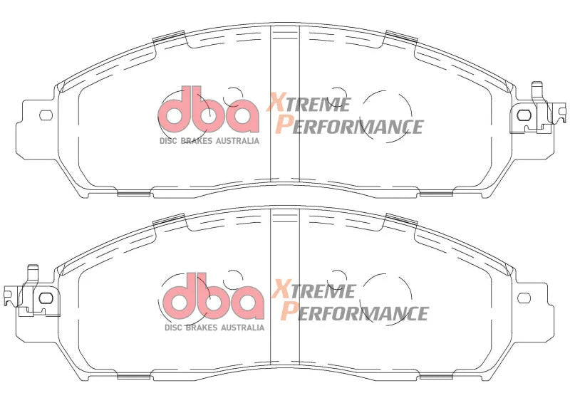 DBA 2015+ Nissan Navara NP300 2.5L XP Performance Front Brake Pads - Additional View 6