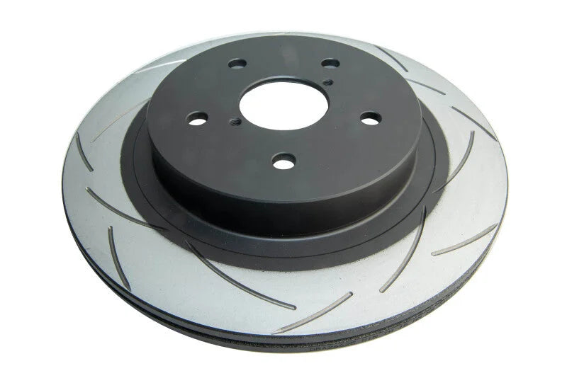DBA 2015+ Subaru Liberty 2.5L T2 Slotted Street Series Rotor - Side View