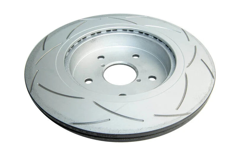 DBA 2015+ Subaru Liberty 2.5L T2 Slotted Street Series Rotor - Back View