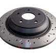 Load image into Gallery viewer, DBA 2016-2017 Ford Focus RS Rear Drilled &amp; Slotted 4000 Series Rotor - Main Product View