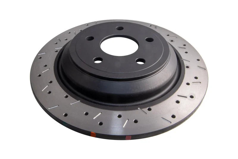 DBA 2016-2017 Ford Focus RS Rear Drilled & Slotted 4000 Series Rotor - Main Product View