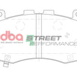 Load image into Gallery viewer, DBA 2017+ Jeep Grand Cherokee SP Performance Front Brake Pads - Installation View