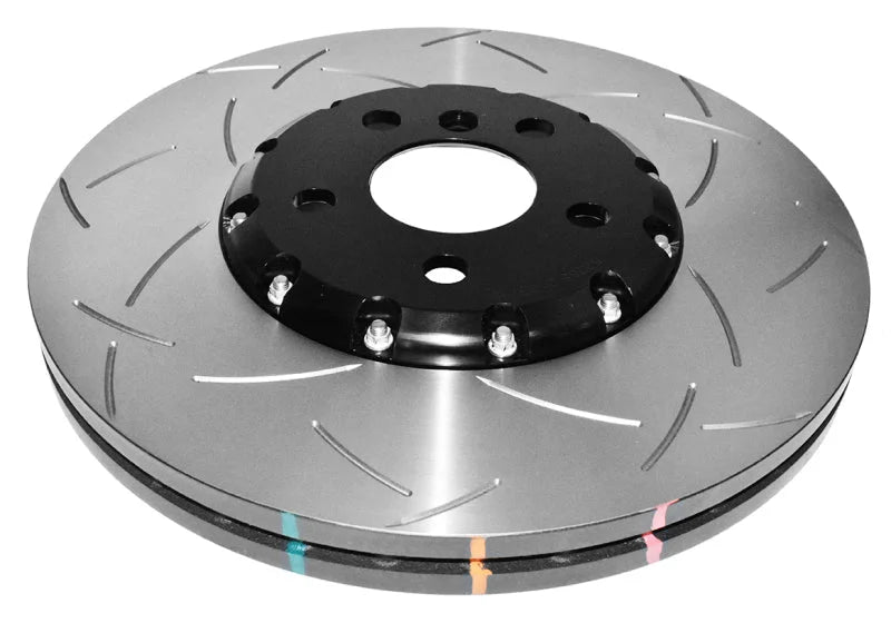 DBA 2017 Mini Cooper w/ JCW Front Brakes T3 5000 Series Front Slotted Rotor w/ Black Hat - Main Product View
