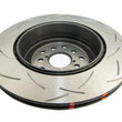Load image into Gallery viewer, DBA 2017+ Subaru STi Rear Slotted 4000 Series Rotor - Back View