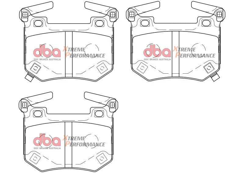 DBA 2018+ Kia Stinger V6 Twin Turbo XP Performance Rear Brake Pads - Additional View 5