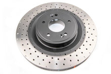 Load image into Gallery viewer, DBA 2018 Kia Stinger w/ Brembo Brakes Front Drilled &amp; Dimpled 4000 Series Rotor - Additional View 5